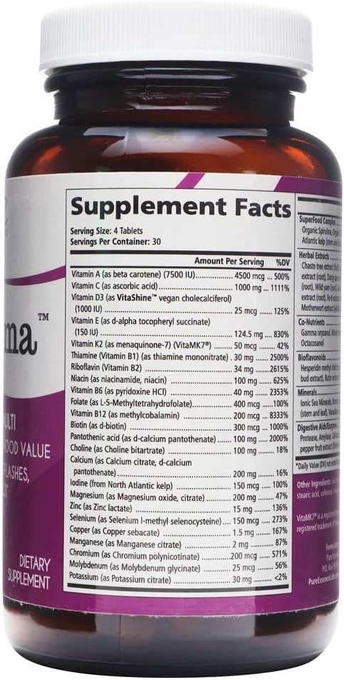 Pure Essence Labs ProFema - Multivitamin for Women - Natural Menopause Relief Supplement - Promotes Hormone Balance, Reduces Hot Flashes, Mood Swings, Night Sweats (120 Capsules)