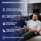 Zenium - Magnesium Glycinate for Sleep, Chelated, 600mg per Serving, 120 Capsules | High Absorption | Relieve Tension, Worry, Nervousness | Calm The Mind & Body | Ayurvedic | Natural Relief Supplement