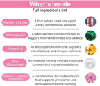 DUORI Flora Patch - Vaginal Postbiotics Support for Women - Promote Healthy Vaginal Odor & Flora - PH Balance with Cranberry Extract - Vitamin C - Zinc - Vegan Daily Vaginal Health Patch - 30 Patches