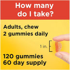 Adventure Home Vitamin C 250 mg Gummies Dietary Supplement 120 Count+Better Guide Vitamins Supplements
