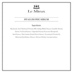 Le Mieux Hyaluronic Serum - Concentrated Hyaluronic Acid Facial Hydration Complex, Anti Aging Moisture with No Parabens or Sulfates (1 oz / 30 ml)