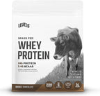 Levels Grass Fed Whey Protein Powder, No Artificials, 24G of Protein, Double Chocolate, 1LB