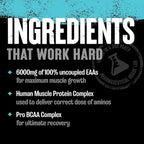 Animal Nitro EAA - Post-Workout Recovery and Repair, Supports Lean Muscle Growth, Complete Spectrum of Essential Amino Acids & BCAA Supplement for Men and Women, 44 Packs