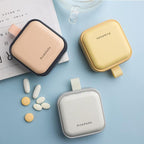 Small Pill Case, Cute Pill Box - Acedada Travel Daily Pill Organizer, Portable Pretty Pill Container for Purse Pocket, Compact Medicine Holder for Vitamins, Fish Oils, Supplements, Pink
