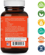 Energy Plus by Pure Essence - Caffeine Free, All Natural Herbal Energy and Focus Supplement - Smooth, No Jitters No Crash - 60 Tablets