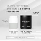 Toniiq Ultra High Purity Resveratrol Capsules - 98% Trans-Resveratrol - Highly Purified and Bioavailable - 180 Caps Reservatrol Supplement
