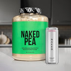 NAKED Nutrition Chocolate Pea Protein Isolate - 5Lb Bulk, Plant Based, Vegetarian & Vegan Protein. Easy to Digest, Non-GMO, Gluten Free, Lactose Free, Soy Free (Pack of 2)