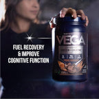 Vega Protein + Creatine - 30g Plant-Based Protein, Vanilla, 20 Servings, 3g Creatine, 5g BCAAs, Vegan, Keto, Gluten Free, Dairy Free, Low Carb, for Muscle Growth & Repair, Drink Mix, 33.9oz