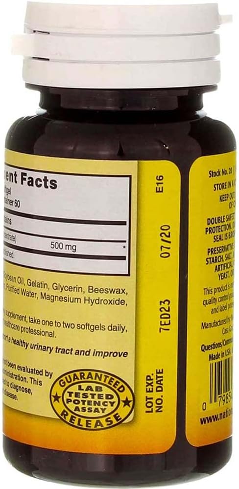 Nature's Blend Cranberry Concentrate 500 mg Soft Gels - 60 ct, Pack of 3
