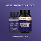 Dr. Mercola Gallbladder Enzymes - Gallbladder & Digestive Health Support - Includes Pancreatic Protease, Amylase & Lipase - Non-GMO, Gluten-Free & Soy-Free - 90 Delayed Release Capsules (90 Servings)
