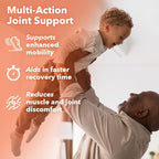 LifeSeasons Inflamma-X Joint & Tissue Support Supplement – Supports Muscle Comfort, Recovery & Flexibility – Herbal Formula with Turmeric, Bromlein, Protease – 120 Capsules