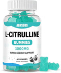 ABYSSUS L Citrulline Gummies for Men 3000mg - Nitric Oxide Supplement for Muscle & Energy, Chewable L-Citrulline Supplements for Daily Performance, 60 Count