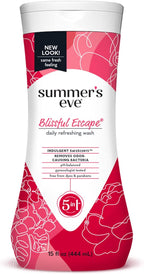 Summer's Eve Blissful Escape Body Wash & Wipes Bundle, Refreshing Feminine Hygiene, Removes Odor, pH Balanced