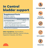 Uqora in Control Bladder Support - Daily Bladder Care & Support for Urinary Comfort - Made with botanicals, Like Horsetail & Spicebush - Gluten-Free & Vegetarian - 60 Capsules