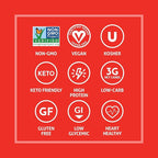 The Only Bean Crunchy Roasted Edamame Snack (Sriracha), High Protein Snacks (13g) Healthy Protein Chips, Keto Friendly Food (2g Net), Plant-Based Vegan Snacks, Office Snacks, Spicy Snack, 4oz (3 Pack)