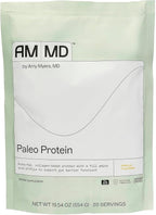 Amy Myers MD Paleo Protein Powder - with Collagen Peptides for Gut Health - Supports Hair, Skin & Nails - Non-GMO, Gluten-Free, Non-Dairy & More - Vanilla Bean - 19.54 oz (20 Servings)