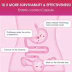 DRFOSTER Probiotics for Women Digestive Health, Vaginal probiotics 120 Billion CFU 31 Strains with Digestive Enzymes & Prebiotics & D Mannose & Cranberry for Urinary Tract, 90 Capsules