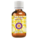 Deve Herbes Pure Papaya Seed Oil (Carica Papaya) Cold Pressed 30ml (1 oz)