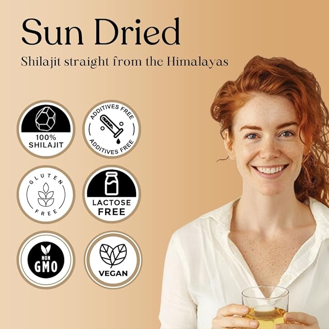 Pure Himalayan Shilajit ®, Sun Dried Liquid Drops - Immune Support Supplement, Energy Boost, Detox Cleanse, Anti-Aging and Wellness - Natural Trace Minerals & Fulvic Acid Complex (50ml, Pack of 1)