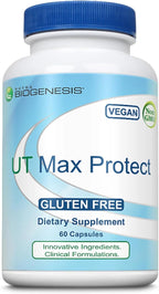 Nutra Biogenesis UT Max Protect - D Mannose Supplements for Women, Cranberry Pills for Urinary Tract Cleanse & Bladder Health, 500mg D-Mannose Per Serving - 60 Veggie Capsules