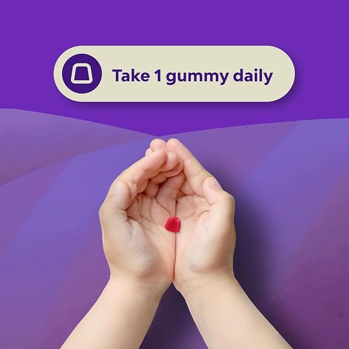 Natures Craft Melatonin Gummies for Kids Sleep Support - Hassle-Free Kids Melatonin Gummies for Mood Support - Delicious and Tummy Friendly Gummy 1 Mg Little Ones - 60 Count