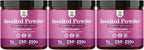 Premium Inositol Powder - Fertility Support Supplement - Restore Hormone Balance & Clarity - Provides Ovarian Support - USP Grade Inositol Supplement for Women - Mood Booster - 250g - 3 Pack