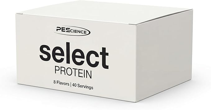 PEScience Select Protein Powder Variety Pack - 8 Flavors - 40 Servings - Protein Powder Sample Pack, Whey and Casein Blend, Keto Friendly, Gluten Free, Digestion Friendly, Amazing Taste