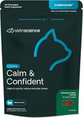 VetriScience Composure Calming Chews for Cats – Supports Relaxation & Balanced Behavior During Travel & Vet Visits, Daily Stress & Anxiety Support Supplement Chicken and Trout Flavor, 30 Count