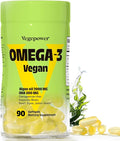 Vegan Omega-3 DHA Supplements - Premium Fish Oil Alternative from Algae Oil | 90 Carrageenan Free Softgels | Plant Based Algal DHA Essential Fatty Acids, Non-GMO (Algae, 90 Count (Pack of 1))