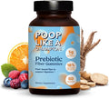 Poop Like a Champion Fiber Gummies – 5g Fiber per Serving, Non-GMO, Vegan, Digestive Support, 60 Pieces per Bottle