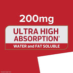 Qunol CoQ10 & Turmeric: CoQ10 200mg, 60 Softgels & Turmeric Curcumin, 2400mg, 105 Capsules