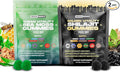 Holistic Hercules Sea Moss & Pure Himalayan Shilajit Gummies Gold | 100% Natural Organic Vegan | No Added Sugar | Ashwagandha Tongkat Ali Ginseng Spirulina Moringa Manuka Honey | 60 Gummies 2 Pack