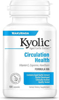 Kyolic Aged Garlic Extract Formula 106 - Circulation Health Support - Cardiovascular & Circulation Supplement - 100 Capsules (50 Servings)