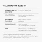 ROVECTIN Aqua Hyaluronic Essence – Hydrating Essence Toner with 7-Layer Hyaluronic Acid Complex & Niacinamide for Deep Moisturizing, Plumping, and Soothing | Vegan Korean Skincare (3.38 fl oz)