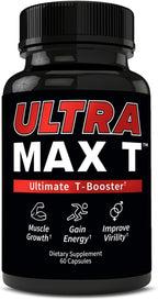 Andro400 Ultra Max T Maximum Strength T-Support Complex – 200:1 Tongkat Ali, ForsLean, & D-Aspartic Acid – Premium Formula for Lean Muscle & Metabolism – 1 Pack, 60 Capsules