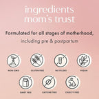 Boobie Relax Mom, Postpartum Stress Support Supplement | Breastfeeding Friendly Approved | Postnatal Mood and Energy Support for Women with Ashwagandha & L-Theanine, 60 Capsules