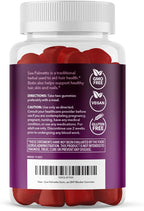 Saw Palmetto for Women with 2500mcg Biotin - DHT Blocker and Hair, Skin, Nail Health Gummies - 60 Count - Supports Stronger and Fuller Looking Locks and Radiant Skin - Vegan, Non-GMO, 1 Month Supply