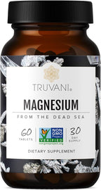 Truvani Magnesium 400mg Oxide Tablets | 60 Tablets | Supports Calm and Sleep, Healthy Bones, Muscle Health, Digestive Health | Non-GMO, Vegan Pills