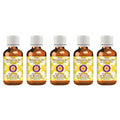 Deve Herbes Pure Macadamia Oil (Macadamia ternifolia) Cold Pressed (Pack of Five) 100ml X 5 (16.9 oz)