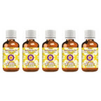 Deve Herbes Pure Macadamia Oil (Macadamia ternifolia) Cold Pressed (Pack of Five) 100ml X 5 (16.9 oz)