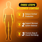 Cortisol Supplement for Women & Men, 25-in-1 Cortisol Reducer, Cortisol Manager with Ashwagandha, Rhodiola Rosea, L-Theanine, for Mood, Relaxation, Focus, Sleep Support, 90 Capsules for 1.5 Months