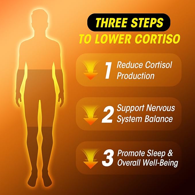 Super Calm Cortisol Supplement, 25-in-1 Cortisol Reducer for Women & Men, Cortisol Supplements for Women with Ashwagandha, Rhodiola Rosea, L-Theanine, for Mood, Focus, Sleep Support, 120 Capsules