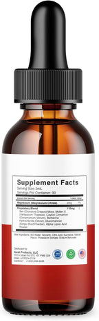 BLUE VIBE Glyco Lean Drops, Glyco Lean Liquid Drop Supplement Maximum Strength Overall Health & Wellness Support, GlycoLean Daily Health Support Liquid Formula Supplement (1 Pack - 2oz / 60ml)