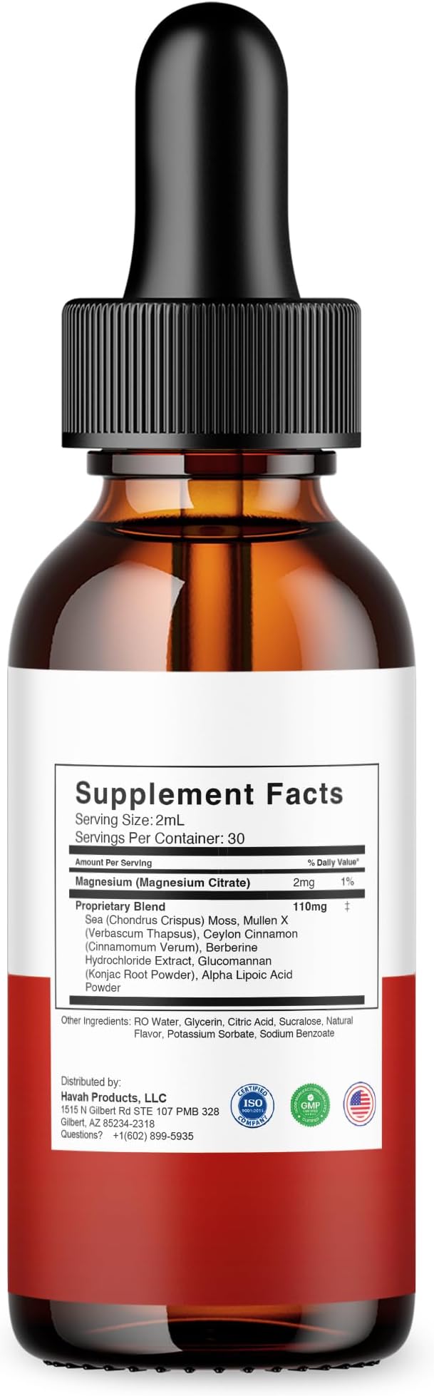 BLUE VIBE Glyco Lean Drops, Glyco Lean Liquid Drop Supplement Maximum Strength Overall Health & Wellness Support, GlycoLean Daily Health Support Liquid Formula Supplement (1 Pack - 2oz / 60ml)