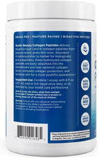 Nordic Naturals Nordic Beauty Collagen Peptides, Unflavored - 10.6 Ounces - Collagen Supplement for Skin Health and Elasticity - for Hot and Cold Beverages - 30 Servings