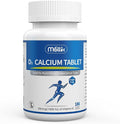 Calcium-Supplement Vitamin-D3 1200-mg Magnesium-Mini - 186Tablets Unflavored Slow Release Bone Health Women and Men Dietary Supplement Easy to Swallow Sugar Free