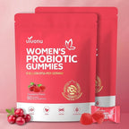 VivoNu Probiotics for Women, Women Probiotic Gummies, 500 Million CFUs, Fiber | Feminine Balance Gummies for Healthy Odour, Digestive Support and Gut Health + Vitamin C for Immune Support - 60 Gummies