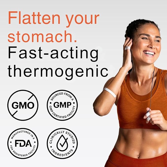 Wellthy Daily Thermogenic – Capsimax, Green Tea & L-Carnitine – Belly Thermogenic for Women – Natural Weight Loss, Craving Control & Energy Support, 60ct