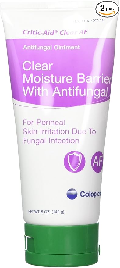 Critic-Aid Clear Antifungal Moisture Barrier Ointment - 5 Ounce Tube - Pack of 2