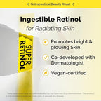 VITALBEAUTIE Super Retinol - Ingestible Liposomal Retinol & Vitamin C 1000mg Powder - Vegan K-Beauty Skin Supplement for Radiant Glass Skin & Tone, Dark Spot Care, 30 Packets